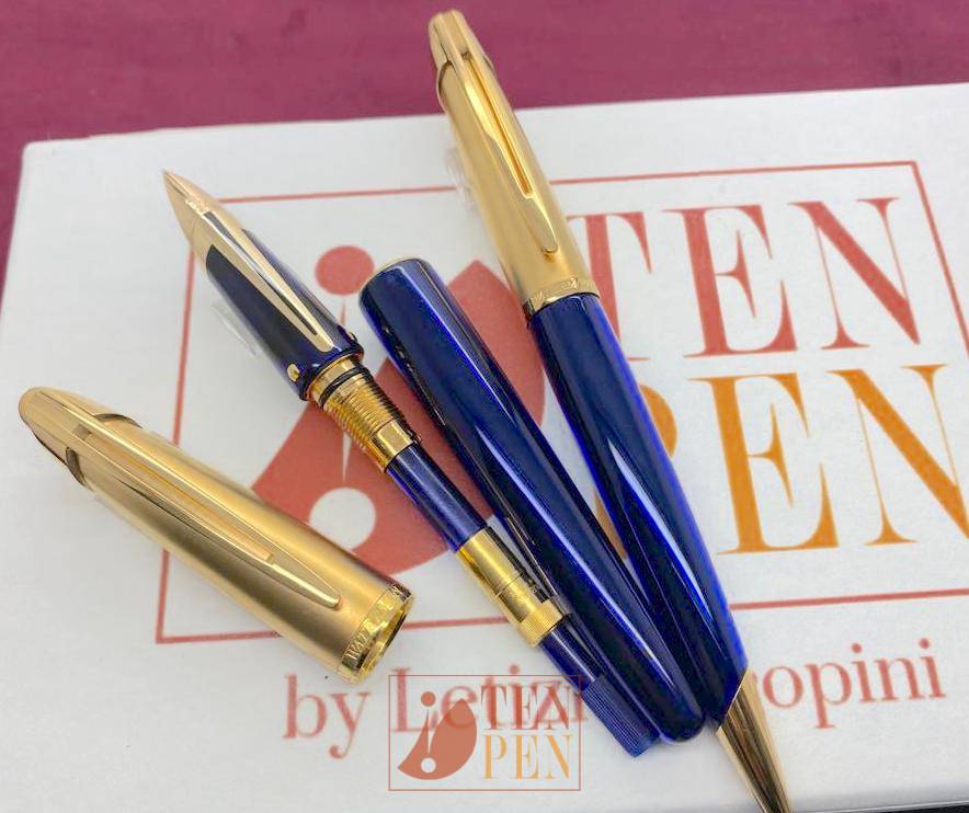 WATERMAN EDSON SAPPHIRE BLUE FP AND BP | Tenpen - By Letizia Iacopini